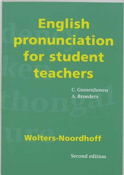 9789001167035 English pronunciation for student teachers, Boeken, Schoolboeken, Zo goed als nieuw, Verzenden