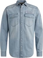 PME Legend Denim Overhemd Lichtblauw maat M Heren, Verzenden, Nieuw, PME Legend