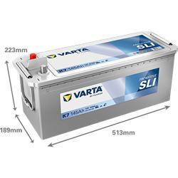 Varta Promotive Silver K7 Accu 12V 145Ah 513x189x223x223, Auto-onderdelen, Accu's en Toebehoren, Verzenden