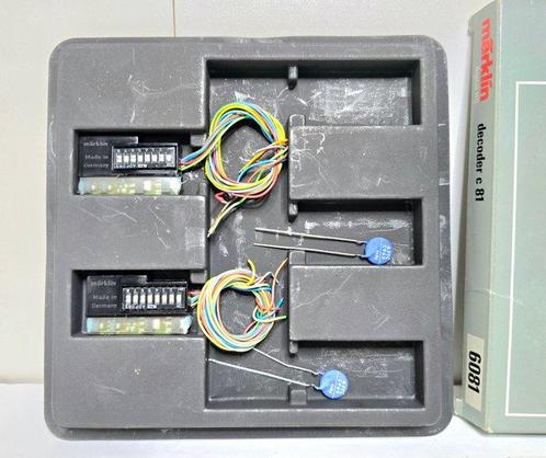 Märklin H0 - 6081 - Elektronica (2) - Decoder c81, Hobby en Vrije tijd, Modeltreinen | H0