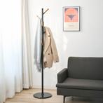 Staande kapstok Nacka kledingrek 172 cm zwart en houtkleurig, Huis en Inrichting, Verzenden, Nieuw
