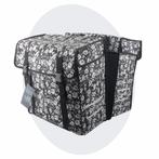 Voltano Dubbele Fietstas XXL - Midnight Blossom - 60 Liter, Verzenden, Nieuw