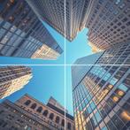 Wolkenplafond Acrylplaat - 60x60 - Gebouwen, Ophalen of Verzenden, Nieuw, Plafondspot of Wandspot, Led