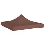 vidaXL Partytentdak 270 g/m² 2x2 m bruin, Verzenden, Nieuw, Partytent