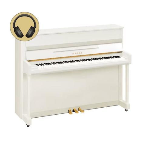 Yamaha B2E SC3 PWH messing silent piano (wit hoogglans), Muziek en Instrumenten, Piano's