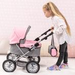 Bayer Design - Poppenwagen Trendy - Grijs en roze, Kinderen en Baby's, Speelgoed | Poppen, Verzenden, Zo goed als nieuw