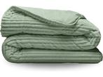 Veiling - Groovebed Green 200x200 - Geribbeld Teddy, Nieuw