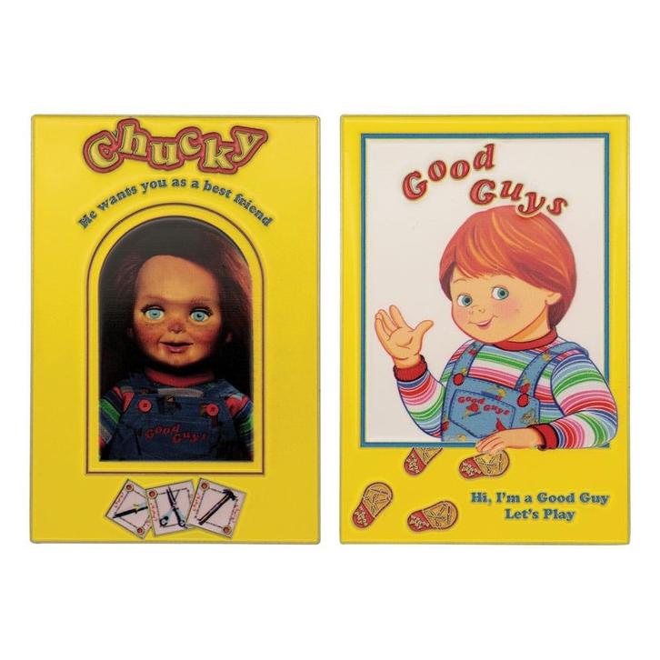 Child´s Play Ingot and Spell Card Chucky Limited Edition, Verzamelen, Film en Tv, Nieuw, Ophalen of Verzenden