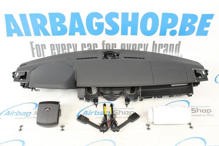 AIRBAG SET – DASHBOARD LEER ZWART STIKSEL RANGE ROVER SPORT, Auto-onderdelen, Dashboard en Schakelaars, Gebruikt, Rover, Land Rover