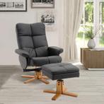 TRUUSK Fauteuil met Kruk en Opbergruimte - TV-stoel met Ligf, Verzenden, Nieuw