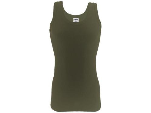 Onderhemd - SQOTTON® - 100% katoen - Legergroen, Kleding | Heren, Ondergoed, Verzenden