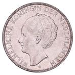 2½ Gulden 1929-1933 Wilhelmina ZFr+, Postzegels en Munten, Munten | Nederland, Verzenden