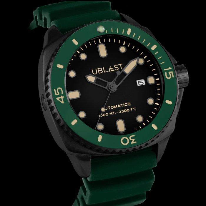Ublast - SeaStrong - UBSS46CBGN - Rubber Strap - Sub 100 ATM, Sieraden, Tassen en Uiterlijk, Horloges | Heren