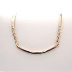 Exclusief gouden dames collier | 39 cm (schakelketting), Ophalen of Verzenden, Gebruikt, Overige kleuren, Goud