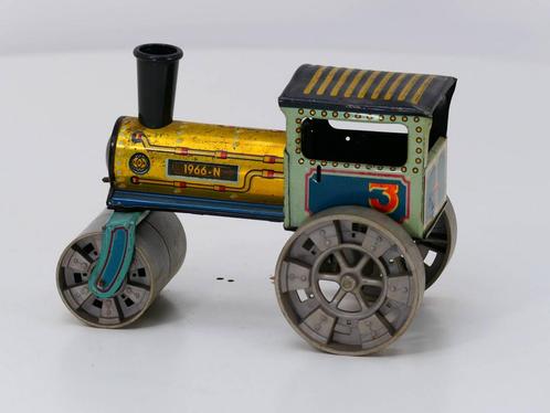 Vintage KOVAB Steam Roller Tin Toy. Lengte 20 cm. Breedte..., Hobby en Vrije tijd, Modelbouw | Overige, Gebruikt, Ophalen of Verzenden