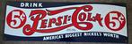 Pepsi-Cola - Pepsi-Cola - Emaille bord - Gietijzer
