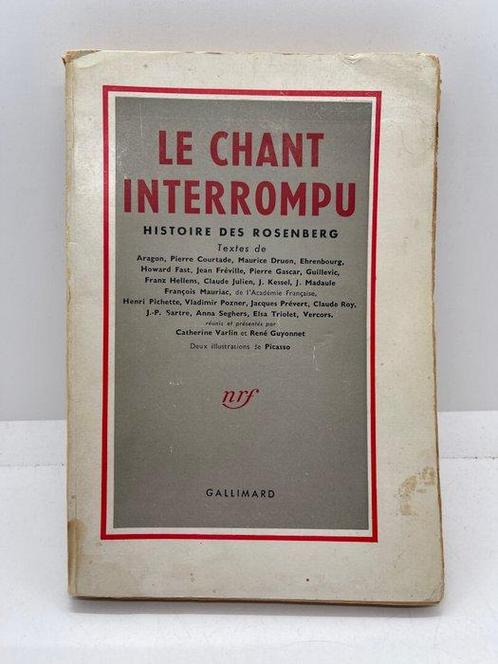 Signé ; Jacques Prévert, Henri Pichette, Hans Erni,, Antiek en Kunst, Antiek | Boeken en Bijbels