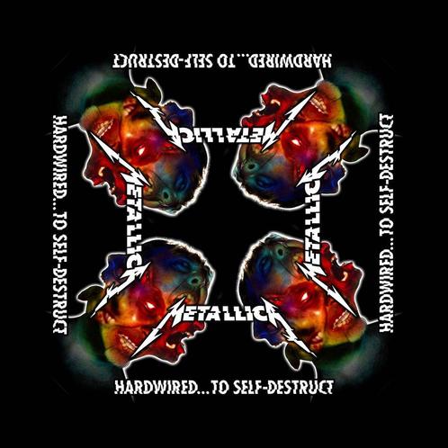Metallica Hardwire to Self Destruct Bandana off. merchandise, Verzamelen, Muziek, Artiesten en Beroemdheden, Kleding, Nieuw, Ophalen of Verzenden