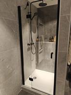Showmodel douchedeur 90cm voor nis - mat zwart - 0014, Doe-het-zelf en Verbouw, Sanitair, Ophalen, Nieuw, Glas, Douche