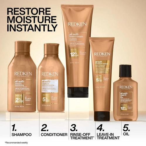 Redken All Soft Heavy Cream Treatment Mask - 250ml, Sieraden, Tassen en Uiterlijk, Uiterlijk | Haarverzorging, Haarverzorger of -hersteller
