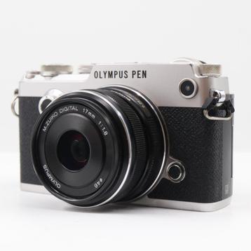 Digitale fotocamera  Olympus PEN-F zilver + M.Zuiko Digital beschikbaar voor biedingen
