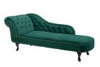 Design chaise longue CHESTERFIELD 170 cm smaragdgroen, Ophalen of Verzenden, Nieuw