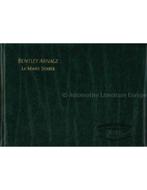 2001 BENTLEY ARNAGE LE MANS INSTRUCTIEBOEKJE ENGELS