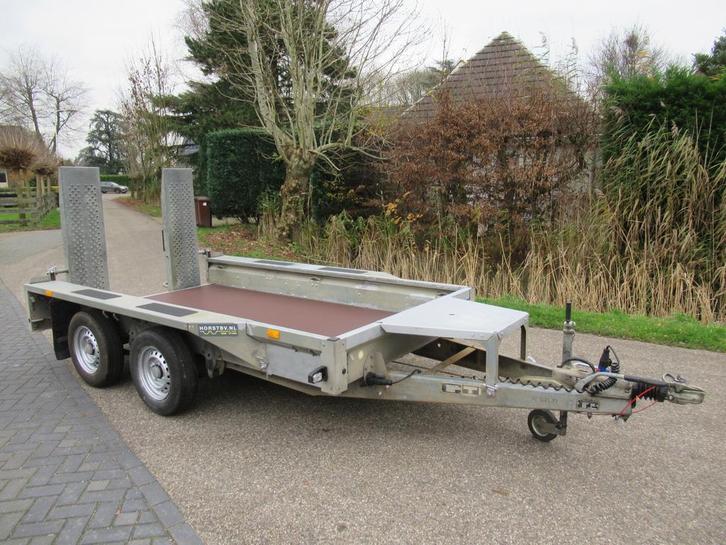 Ifor Williams aanhanger machinetransporter, GX 105 2700kg, Auto diversen, Aanhangers en Bagagewagens, Gebruikt, Ophalen