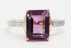 Zonder Minimumprijs - Ring - 14 karaat Geel goud Amethist -, Sieraden, Tassen en Uiterlijk, Ringen, Nieuw