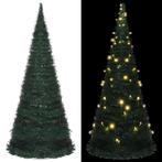 vidaXL Kunstkerstboom met verlichting pop-up 150 cm groen, Verzenden, Nieuw
