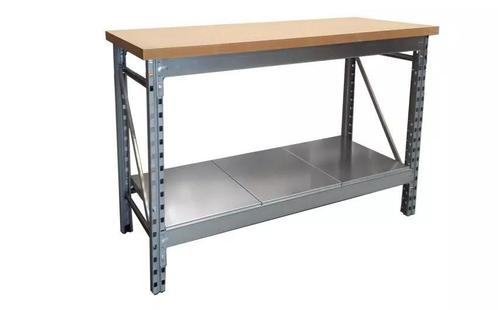 Werkbank / Werktafel zwaar metaal frame, massief 38 mm blad., Doe-het-zelf en Verbouw, Overige Doe-het-zelf en Verbouw, Nieuw