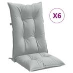 Stoelkussens Hoge Rug 120cm Lichtgrijs | Tweedekansje | T..., Tuin en Terras, Tuinmeubel-accessoires, Ophalen of Verzenden, Nieuw