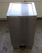 RVS Afvalbak met voetbediening, 120liter