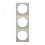 Berker Afdekraam Flow 3-Vaks Chroom Gelakt, Caravans en Kamperen, Ophalen of Verzenden, Nieuw