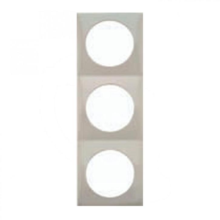 Berker Afdekraam Flow 3-Vaks Chroom Gelakt, Caravans en Kamperen, Kampeeraccessoires, Ophalen of Verzenden