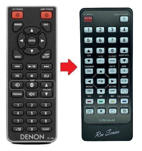 Alternatieve Denon RC-1205 afstandsbediening, Audio, Tv en Foto, Afstandsbedieningen, Verzenden