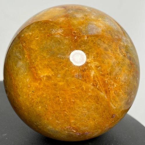 Fine Golden Healer sphere Kristal - Hoogte: 11.43 cm -, Verzamelen, Mineralen en Fossielen