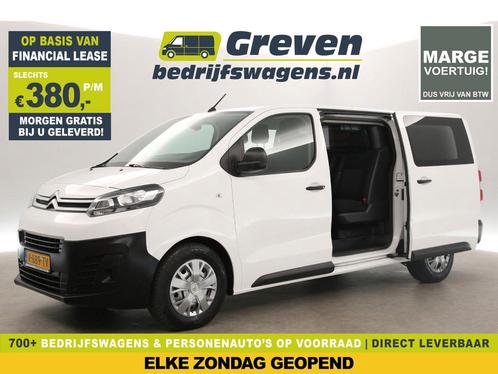 Citroën Jumpy 2.0 BlueHDI L3H1 DC 6 Pers Marge Airco €380pm, Auto's, Bestelauto's, Handgeschakeld, Diesel, Wit, Citroën, Verzenden