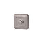 Beldrukker Qbe vierkant - PVD Inox, Verzenden, Nieuw