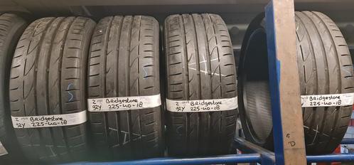 4x 225-40-18 Bridgestone Zo 4.1+4.5mm €35+€40 PST 225 40 18, Auto-onderdelen, Banden en Velgen, 18 inch, Zomerbanden, 225 mm, Personenwagen