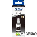 Epson T6641 zwarte inkt 70ml voor ecotank, Computers en Software, Verzenden, Nieuw, Epson