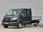 Ford Transit 350 2.0 TDCI L3 RWD DC Dubbele cabine Openlaadb, Auto's, Bestelauto's, Stof, Gebruikt, Euro 6, Overige kleuren