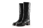Bronx Laarzen in maat 40 Zwart | 10% extra korting, Kleding | Dames, Hoge laarzen, Bronx, Verzenden, Zwart