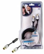 Hoge kwaliteit coax kabel 2,50 m, Ophalen of Verzenden, Nieuw, Tv-kabel