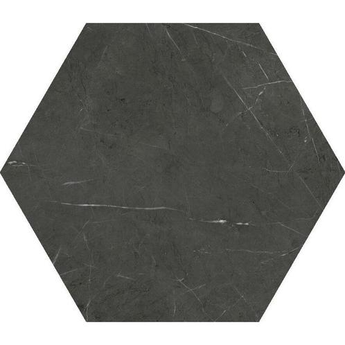 Vloertegel Cifre Ceramica Hexagon Marquina Marmerlook 15x17, Doe-het-zelf en Verbouw, Tegels, Minder dan 20 cm, Vloertegels, Nieuw