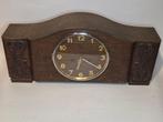 Klok - Art Deco Hout, Messing - 1930-1940, Antiek en Kunst, Antiek | Klokken
