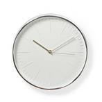 Wandklok | Emma | Nedis | Ø 30 cm (Zilver), Huis en Inrichting, Woonaccessoires | Klokken, Verzenden, Nieuw