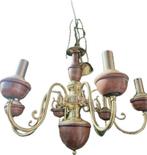 Plafondlamp (6) - Verguld messing - Lamp van brons