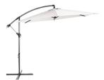 2dekans | Lifa Garden Hangende Parasol Ø 300 cm Crème –, Tuin en Terras, Ophalen of Verzenden, Zo goed als nieuw