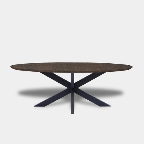 Tafel Ovaal Eikenhout  Matrix  300x120, Huis en Inrichting, Tafels | Eettafels